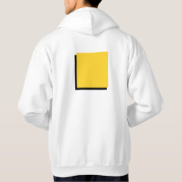Classic Bauhaus Art Yellow Square Hoodie