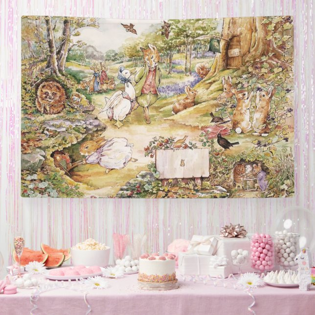 Classic Beatrix Potter Peter, Kaninchen Party Banner (Party)