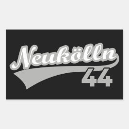 Classic Berlin Neukölln 44 Stadt Rechteckiger Aufkleber