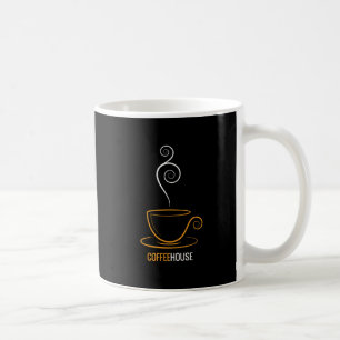 Classic Black Coffee House Tasse