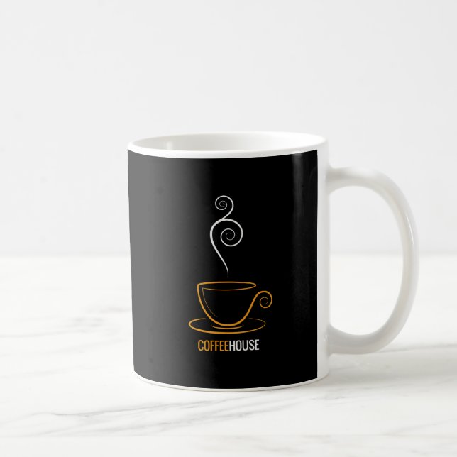 Classic Black Coffee House Tasse (Rechts)