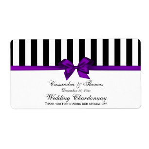 Classic Black Whlpool Stripe Purp H Weinflaschen E
