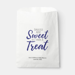 Classic Blue Babies Sweet Boy Baby Shower Party Geschenktütchen