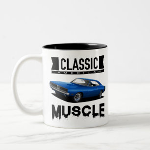 Classic Blue Charger Zweifarbige Tasse