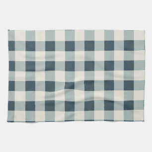 Classic Blue Farmhouse Gingham Style Geschirrtuch