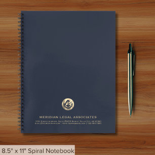 Classic Blue Legal Notebook Notizbuch