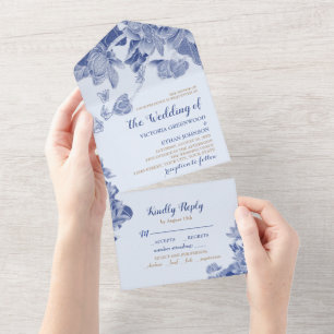 Classic Blue Lotus Museo Cantonale d'Arte All In One Einladung