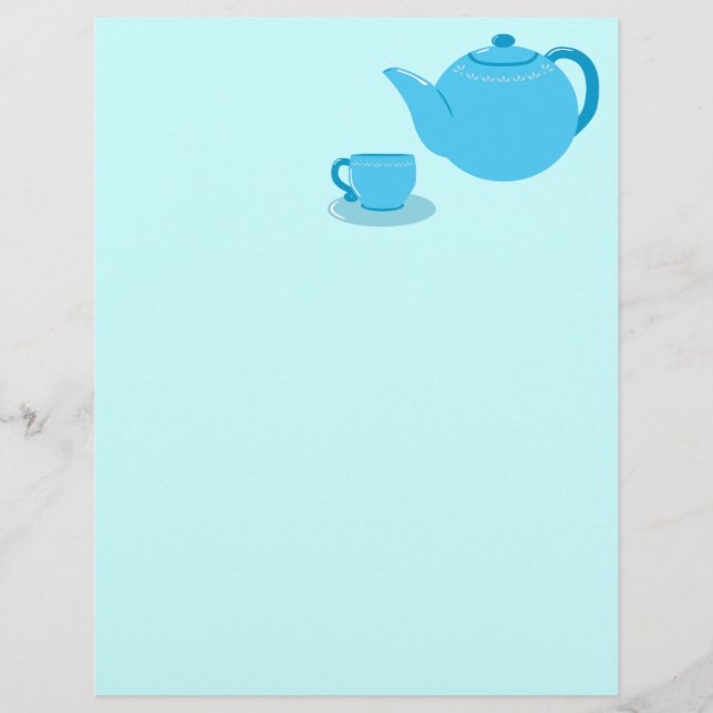 Classic Blue Teapot (Vorderseite)
