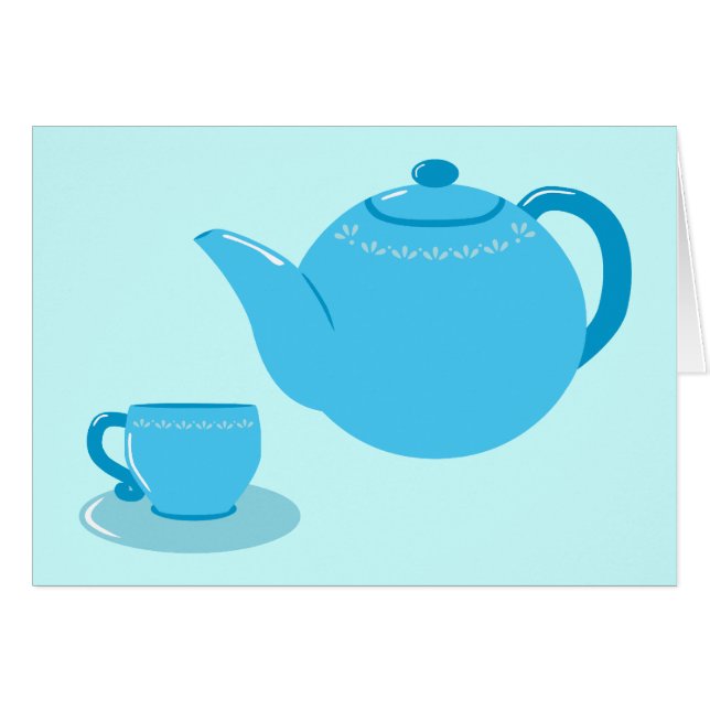 Classic Blue Teapot (Vorderseite (Horizontal))
