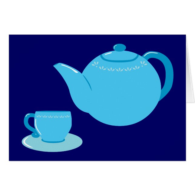Classic Blue Teapot (Vorderseite (Horizontal))