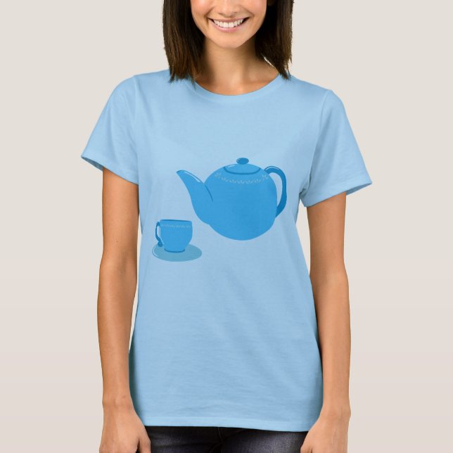 Classic Blue Teapot T-Shirt (Vorderseite)