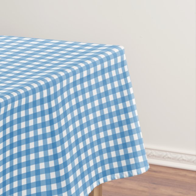Classic Blue und White Gingham Picnic Party Tischdecke (Beispiel)