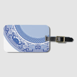 Classic Blue Willow Luggage Tag Gepäckanhänger