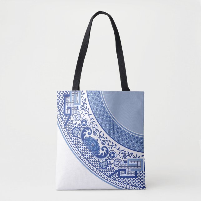 Classic Blue Willow Tote Bag (Vorderseite)
