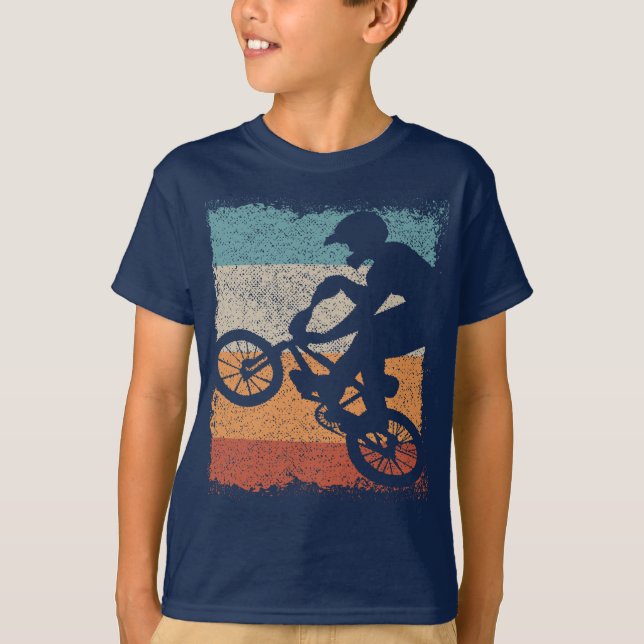Classic Bmx T - Shirt - Bmx Bike - Retro Bmx Shirt (Vorderseite)