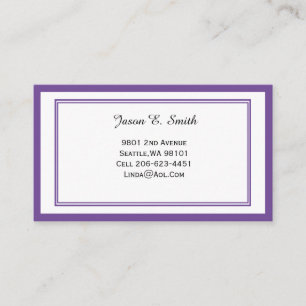 Classic Borded Business Calling Card Telefonnummerkarte