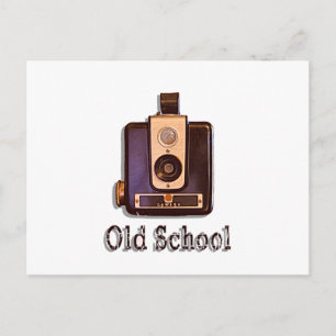 Classic Box Camera 1950s - Old School Postkarte