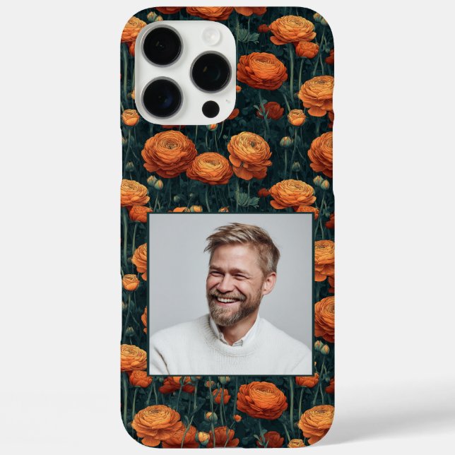 Classic Bridesmaid Gift Ranunculus Custom  Case-Mate iPhone Hülle (Rückseite)