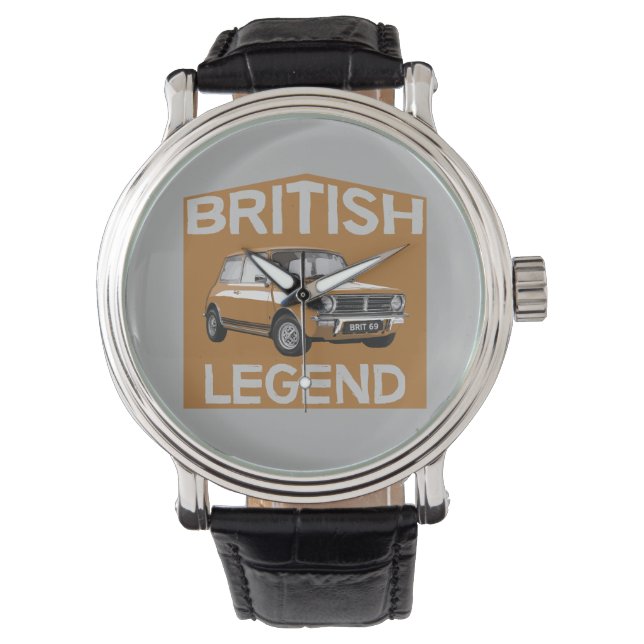 Classic British Cars | Petrolhead | VINTAG | TASSE Armbanduhr (Vorderseite)