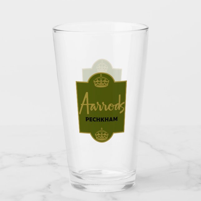Classic British Novelty Gift Glas (Vorderseite)
