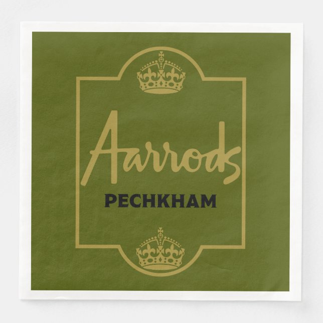 Classic British Novelty Gift Serviette (Vorderseite)