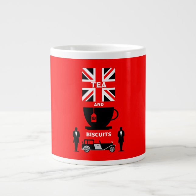 Classic British Tea Drinkers Jumbo-Tasse (Vorderseite)