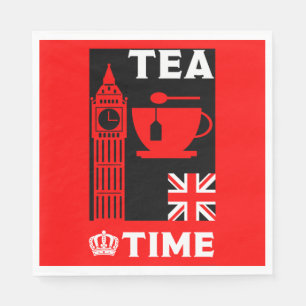 Classic British Tea Drinkers Serviette