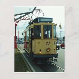 Classic British Tram. Postkarte