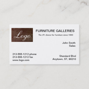 Classic Burgundy Logo Business Cards Visitenkarte