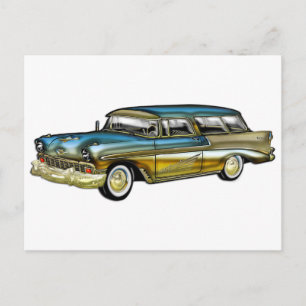 Classic Cadillac 2 Door Hard Top Postkarte
