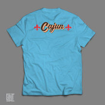 Classic Cajun Fleur-de-lis Retro Rücken Vintag