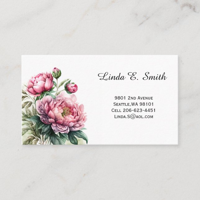 Classic Calling Card Visitenkarte (Vorderseite)