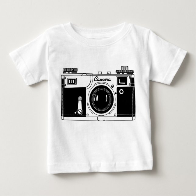 Classic Camera Baby T-shirt (Vorderseite)