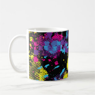 Classic Camouflage: Nahtloses Vintages Muster Kaffeetasse