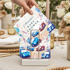 Classic Car Baby Celebration Serviette