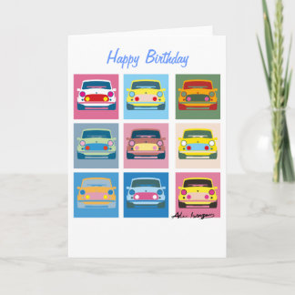 Classic Car Greetings Card Karte