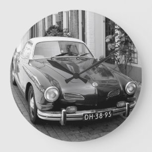 Classic Car Karmann Ghia Große Wanduhr