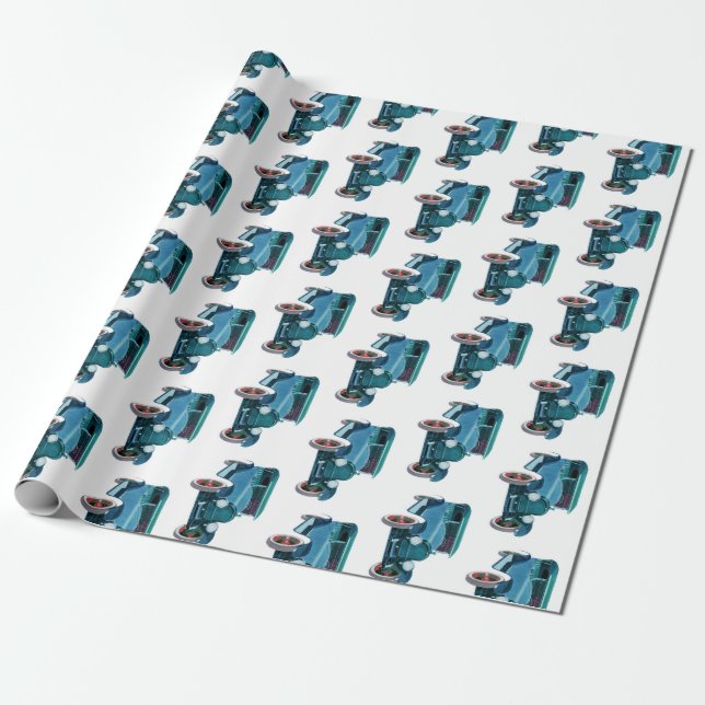 Classic Car Muster #3 @ Garysretrogarage Geschenkpapier (Ungerollt)