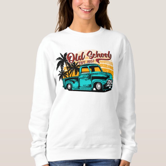 Classic Car Old School  Sweatshirt (Vorderseite)
