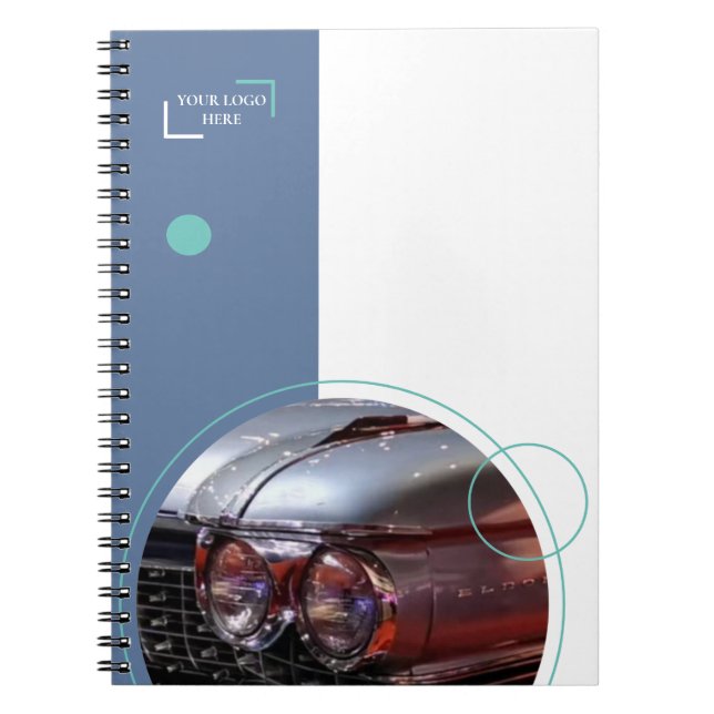 Classic Car Spiral Notebook Notizblock (Vorderseite)