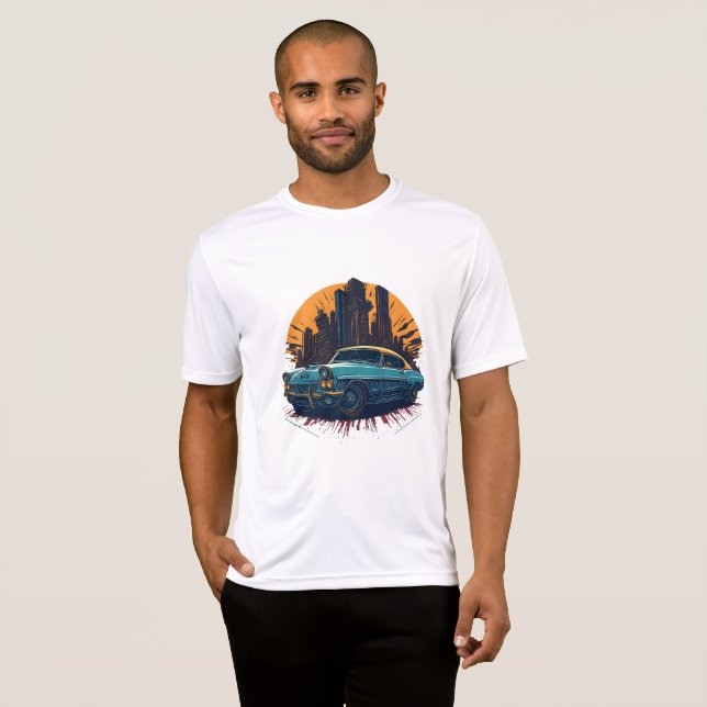 Classic car vintage old chevrolet T-Shirt (Vorne ganz)