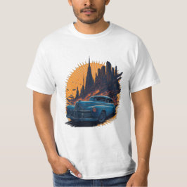 Classic car vintage vegas music 3 T-Shirt