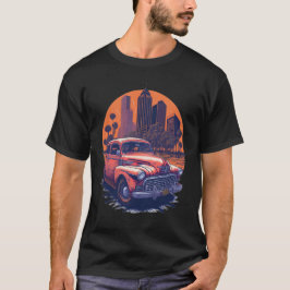 Classic car vintage vegas music 9 T-Shirt