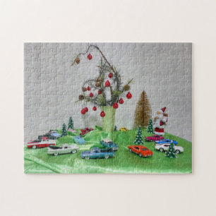 Classic Car Weihnachten Puzzle