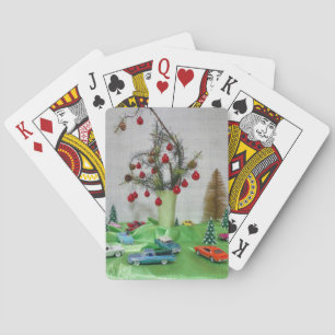 Classic Car Weihnachten Spielkarten