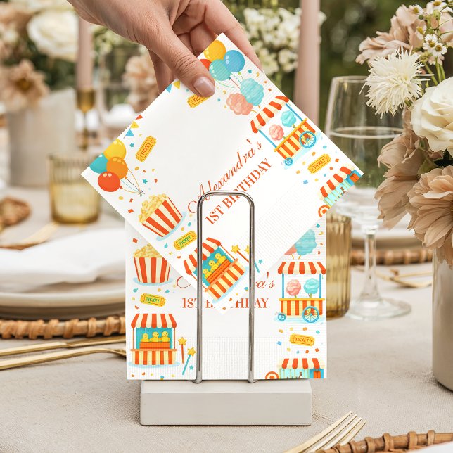 Classic Carnival Storybook Birthday Serviette (Von Creator hochgeladen)