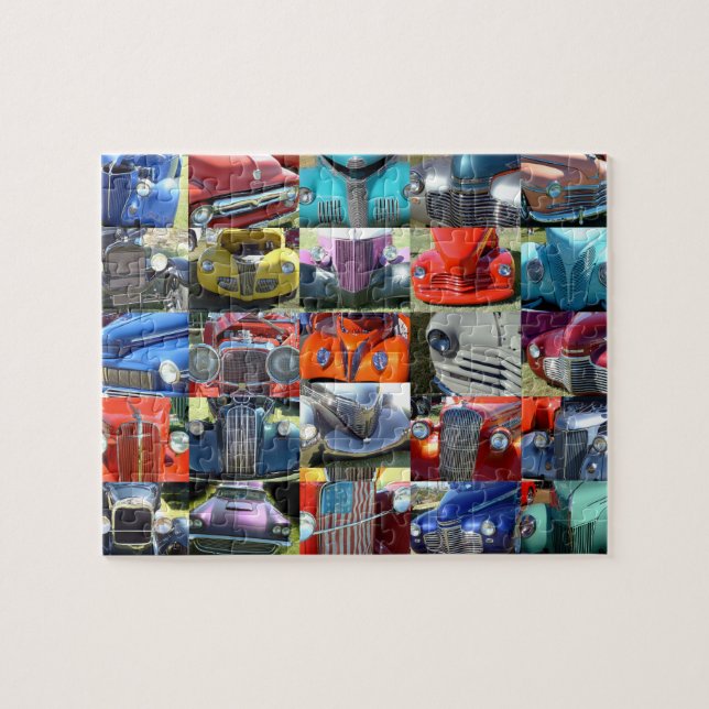 Classic Cars Jigsaw Puzzle (Horizontal)