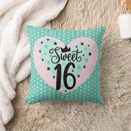 Classic Charm! Sweet 16 Gift Throw Pillow Kissen