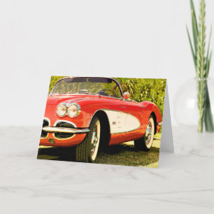 Classic Chevy Corvette Karte