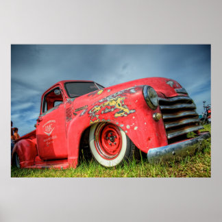 Classic Chevy Lieferwagen Poster
